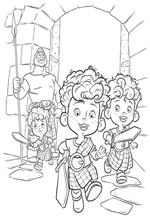 coloring page Harris Huber Hamish